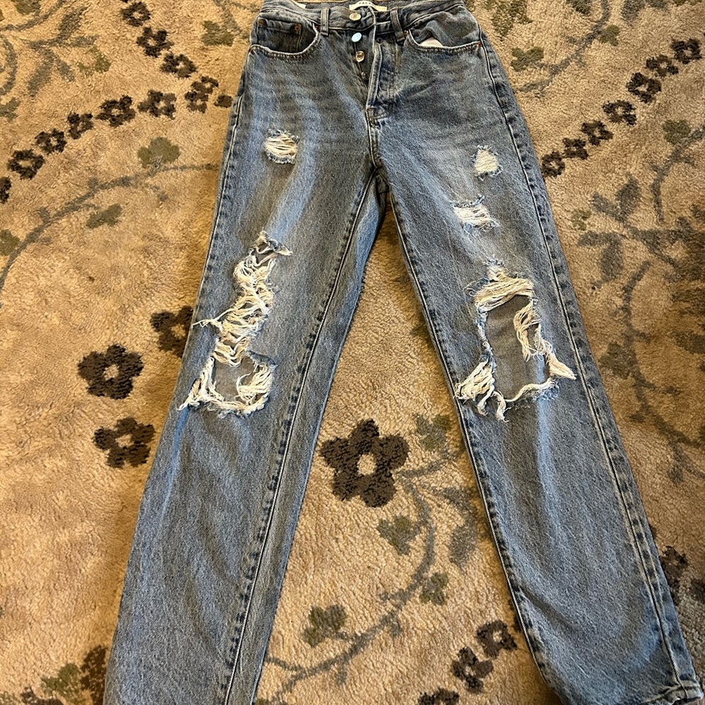 pacsun 23in dad jeans